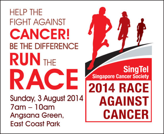 2014 Race Against Cancer – Yakult Singapore supporting as the Official Healthy Drink