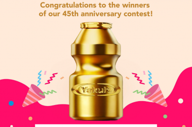 CONGRATULATIONS TO OUR YAKULT 45TH ANNIVERSARY WINNERS!